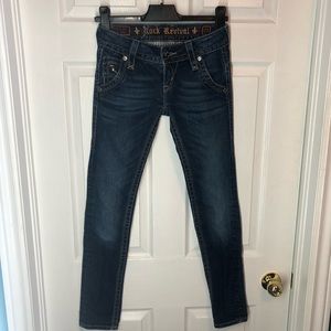Rock Revival Adele Skinny Jeans Size 25